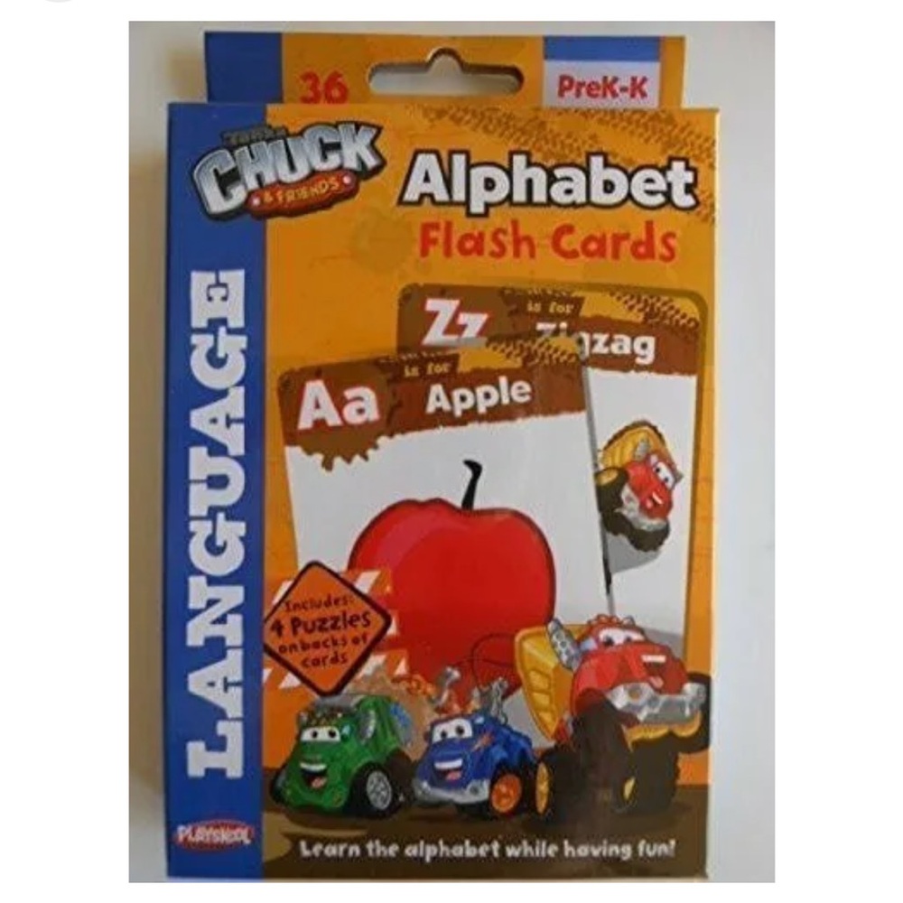Tonka Chuck & Friends ABC flash cards for PreK-K